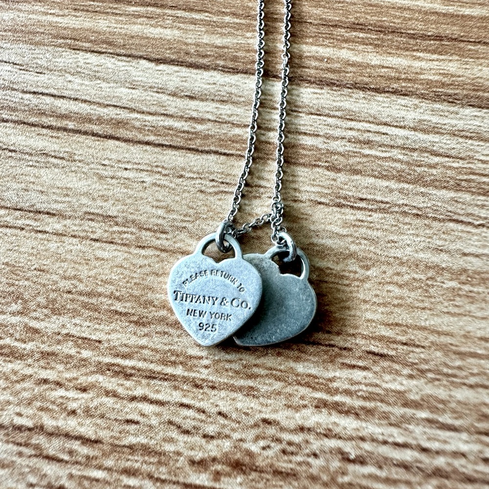 Double Heart Pendant and Earrings Set, Limited Edition